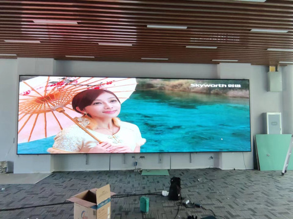 广东P1.53led小间距屏安装案例